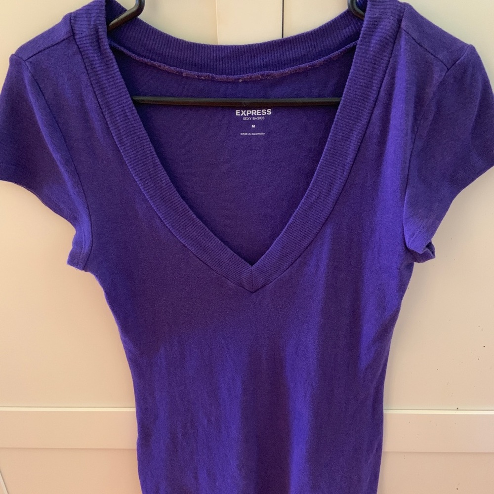 Women’s express sweater v neck top